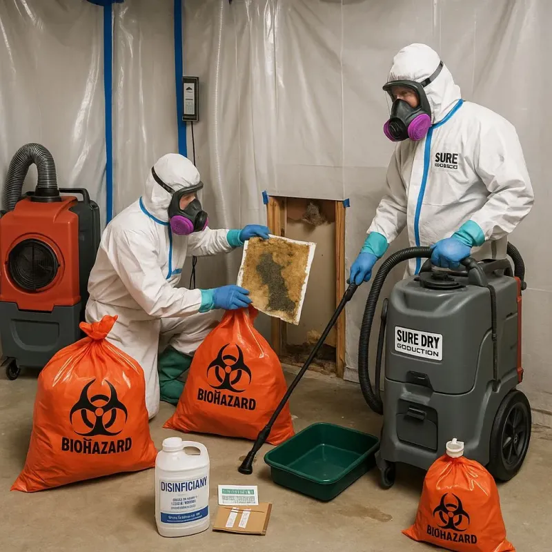Contaminated Water Handling Protocols process in Lamboglia, PR