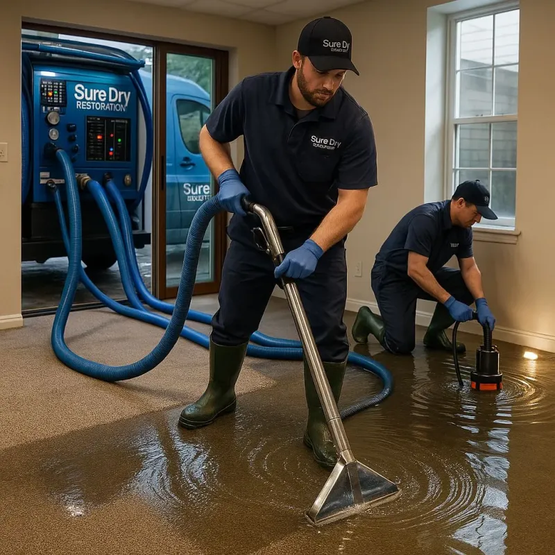 Water Extraction and Removal process in Lamboglia, PR
